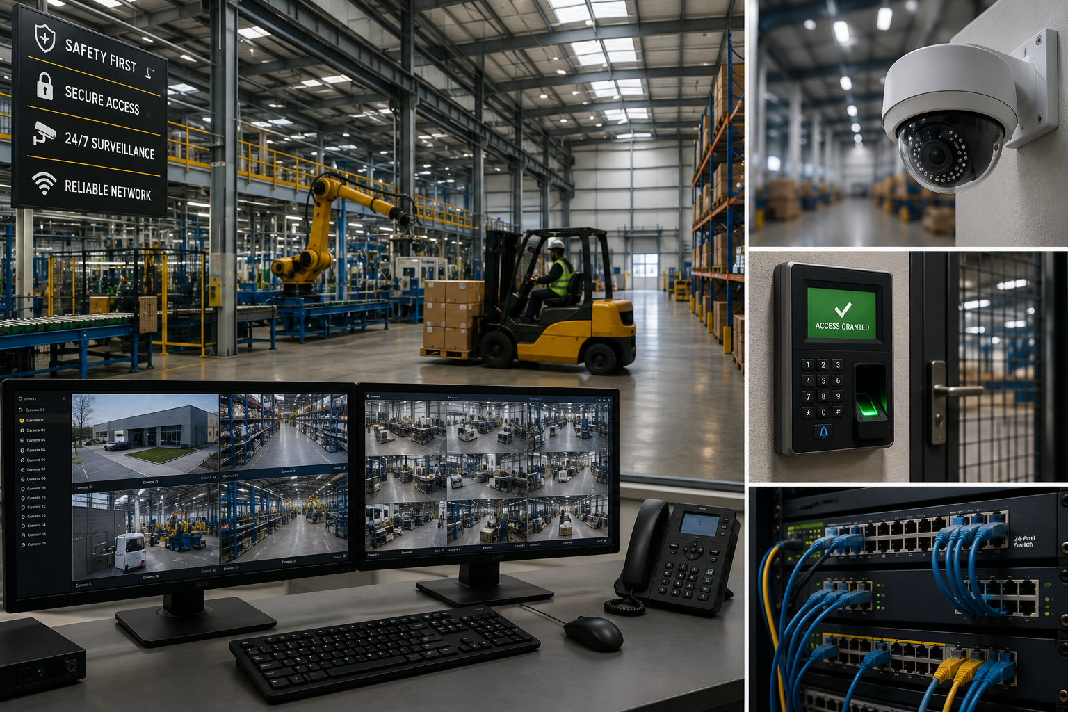 Manufacturing & Warehouses IT project